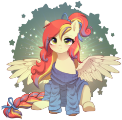 Size: 2193x2164 | Tagged: safe, artist:avrameow, derpibooru import, part of a set, oc, oc only, pegasus, pony, clothes, commission, oversized clothes, pegasus oc, simple background, solo, sweater, transparent background, ych result