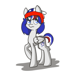 Size: 640x640 | Tagged: safe, artist:ask-chilepony, derpibooru import, oc, oc only, pegasus, pony, chile, nation ponies, pegasus oc, ponified, simple background, solo, species swap, transparent background