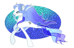 Size: 4096x2655 | Tagged: safe, artist:harmonyvitality-yt, derpibooru import, oc, oc only, sea pony, seapony (g4), base used, blue mane, dorsal fin, female, fin, fish tail, flowing mane, open mouth, sea pony oc, seapony oc, simple background, smiling, solo, tail, transparent background, underwater, water