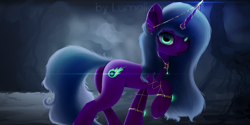 Size: 2000x1000 | Tagged: safe, artist:lumolla, derpibooru import, oc, pony, unicorn, bracelet, jewelry, monochrome, necklace, solo