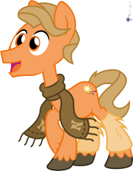 Size: 4000x5125 | Tagged: safe, artist:melisareb, derpibooru import, part of a set, earth pony, pony, .svg available, absurd resolution, alphabet lore, clothes, crossover, leg warmers, male, n, open mouth, raised hoof, raised leg, simple background, solo, species swap, stallion, transparent background, unshorn fetlocks, vector