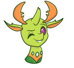 Size: 2700x2500 | Tagged: safe, derpibooru import, thorax, changedling, changeling, bust, changeling king, grin, looking at you, male, one eye closed, simple background, smiling, solo, transparent background, vector, wink