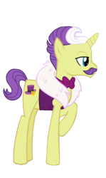 Size: 1142x1915 | Tagged: safe, derpibooru import, edit, edited screencap, screencap, dandy grandeur, pony, unicorn, fluttershy leans in, background removed, bowtie, clothes, facial hair, male, moustache, not a vector, solo, stallion