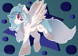 Size: 795x575 | Tagged: safe, artist:brybrychan, derpibooru import, oc, oc only, pegasus, pony, abstract background, eyelashes, female, mare, pegasus oc, solo, wings