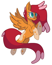 Size: 410x510 | Tagged: safe, artist:brybrychan, derpibooru import, oc, oc only, oc:rosy cheeks, pegasus, pony, eyelashes, female, mare, pegasus oc, simple background, solo, transparent background, wings