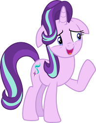 Size: 3000x3820 | Tagged: safe, artist:cloudyglow, derpibooru import, starlight glimmer, road to friendship, .ai available, ears, female, floppy ears, mare, open mouth, simple background, solo, transparent background, vector