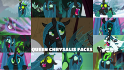 Size: 1280x720 | Tagged: safe, derpibooru import, editor:quoterific, queen chrysalis, a canterlot wedding, frenemies (episode), the ending of the end, the mean 6, to where and back again