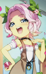 Size: 400x640 | Tagged: safe, artist:luckreza8, derpibooru import, edit, edited screencap, machine learning generated, screencap, vignette valencia, human, better together, equestria girls, rollercoaster of friendship, :d, anime, female, imgcreator, open mouth, open smile, smiling