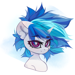 Size: 4096x4096 | Tagged: safe, artist:jfrxd, derpibooru import, pony, unicorn, bust, eyebrows, eyebrows visible through hair, looking at you, simple background, smiling, solo, white background