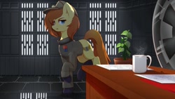 Size: 900x506 | Tagged: safe, artist:naa, derpibooru import, earth pony, pony, empire, female, mare, mug, star wars