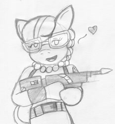 Size: 556x600 | Tagged: safe, artist:rdk, silver spoon, earth pony, pony, clothes, crossover, female, ghostbusters, glasses, hooves, solo, uniform