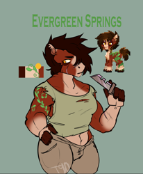 Size: 702x852 | Tagged: safe, artist:tyotheartist1, derpibooru import, oc, oc:evergreen springs, anthro, anthro oc, ashes town, male, simple background