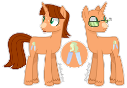 Size: 1336x930 | Tagged: safe, artist:stellaartist13, derpibooru import, oc, oc only, pony, unicorn, base used, coat markings, facial markings, freckles, glasses, magical gay spawn, male, offspring, outline, parent:big macintosh, parent:sunburst, parents:macburst, simple background, snip (coat marking), solo, stallion, transparent background, unshorn fetlocks, white outline