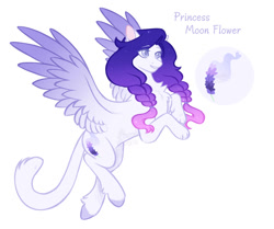 Size: 1024x857 | Tagged: safe, artist:purplegrim40, derpibooru import, oc, oc only, sphinx, chest fluff, ethereal mane, female, parent:princess luna, parents:canon x oc, simple background, solo, sphinx oc, starry mane, story included, white background