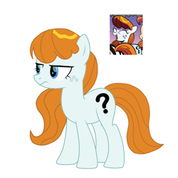 Size: 4096x4096 | Tagged: safe, artist:foxyfell1337, derpibooru import, idw, pony, absurd resolution, base used, female, mare, question mark (character), simple background, solo, transparent background