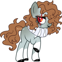 Size: 1011x1005 | Tagged: safe, artist:kurosawakuro, derpibooru import, oc, oc only, earth pony, pony, base used, female, mare, ruff (clothing), simple background, solo, transparent background