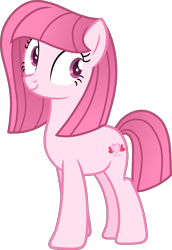 Size: 1334x1942 | Tagged: safe, artist:pegasski, artist:tanahgrogot, derpibooru import, part of a set, oc, oc only, oc:annisa trihapsari, earth pony, pony, cute, earth pony oc, female, mare, ocbetes, simple background, smiling, solo, transparent background