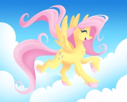 Size: 4096x3277 | Tagged: safe, artist:artsy_otter, derpibooru import, fluttershy, pegasus, pony, solo