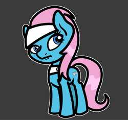 Size: 2048x1926 | Tagged: safe, artist:ewoudcponies, derpibooru import, lotus blossom, earth pony, pony, female, gray background, simple background, solo, spa pony