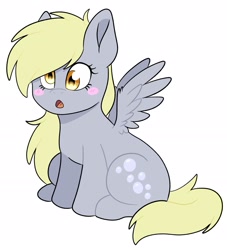 Size: 1877x2063 | Tagged: safe, artist:yourpennypal, derpibooru import, derpy hooves, pegasus, pony, female, simple background, solo, white background