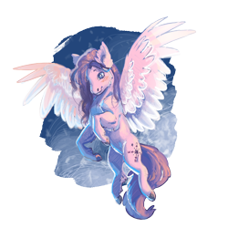 Size: 1200x1200 | Tagged: safe, artist:futuredustfuturerust, derpibooru import, north star (g1), pegasus, pony, g1, female, mare, simple background, solo, transparent background