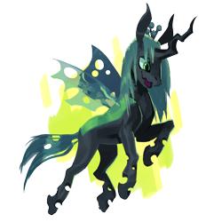 Size: 1200x1200 | Tagged: safe, artist:futuredustfuturerust, derpibooru import, queen chrysalis, changeling, female, simple background, solo, transparent background