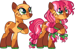 Size: 3424x2280 | Tagged: safe, artist:kurosawakuro, derpibooru import, oc, oc only, earth pony, pony, bald, base used, female, mare, offspring, parent:big macintosh, parent:fluttershy, parents:fluttermac, simple background, solo, transparent background