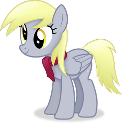 Size: 3342x3414 | Tagged: safe, artist:anime-equestria, derpibooru import, derpy hooves, pegasus, pony, clothes, female, folded wings, mare, scarf, simple background, smiling, solo, transparent background, vector, wings