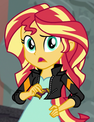 Size: 531x684 | Tagged: safe, derpibooru import, screencap, sunset shimmer, equestria girls, movie magic, spoiler:eqg specials, cropped, solo