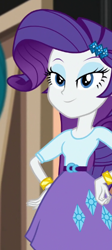 Size: 256x571 | Tagged: safe, derpibooru import, screencap, rarity, equestria girls, movie magic, spoiler:eqg specials, cropped, solo