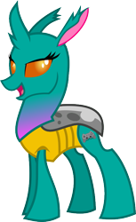 Size: 485x793 | Tagged: safe, derpibooru import, oc, oc only, oc:dualshock, changedling, changeling, changedling oc, changeling oc, female, playstation 1, ps1, simple background, solo, sony, transparent background