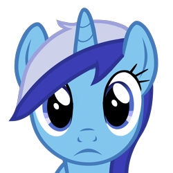 Size: 5000x5000 | Tagged: artist needed, source needed, safe, derpibooru import, minuette, pony, unicorn, g4, absurd resolution, amre, cute, female, frown, looking at you, mare, mare schizo, mareposting, simple background, snowpity, solo, transparent background