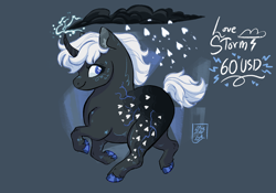 Size: 2388x1668 | Tagged: safe, artist:nightprince-art, derpibooru import, oc, oc only, pony, unicorn, adoptable, solo