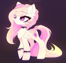 Size: 2857x2731 | Tagged: safe, artist:red_tsukini, derpibooru import, oc, oc only, pegasus, pony, commission, female, folded wings, high res, mare, signature, solo, wings