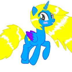 Size: 1378x1378 | Tagged: safe, derpibooru import, oc, oc only, oc:smooth haze, alicorn, 1000 hours in ms paint, base used, long mane, simple background, smiling, solo, transparent background