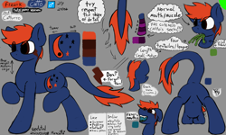 Size: 4000x2400 | Tagged: safe, artist:monycaalot, derpibooru exclusive, derpibooru import, oc, oc:fizakn catto, monster pony, original species, pony, tatzlpony, butt, fangs, long tail, plot, reference sheet, tail, tentacle tongue, tentacles, tongue, tongue out