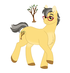 Size: 3838x4000 | Tagged: safe, artist:queenderpyturtle, derpibooru import, oc, oc only, earth pony, pony, female, glasses, mare, simple background, solo, transparent background
