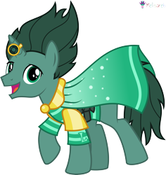 Size: 4000x4230 | Tagged: safe, alternate version, artist:melisareb, derpibooru import, part of a set, pony, unicorn, .svg available, absurd resolution, alphabet lore, cape, clothes, crossover, gem, gold, horn, horn ring, l (letter), looking at you, male, open mouth, ponified, raised hoof, raised leg, ring, shirt, simple background, solo, species swap, stallion, striped shirt, super l, transparent background, vector