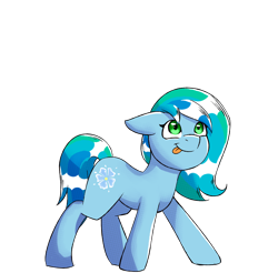 Size: 2548x2512 | Tagged: safe, artist:sweet pencil, derpibooru import, oc, oc only, oc:aqua, earth pony, female, filly, foal, solo