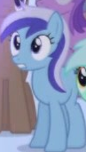 Size: 97x171 | Tagged: safe, derpibooru import, screencap, minuette, pony, unicorn, friendship is magic, animation error, background character, background pony, cropped, female, mare, missing horn, solo focus