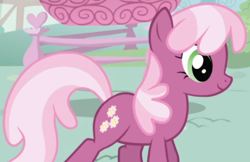 Size: 618x401 | Tagged: safe, derpibooru import, screencap, cheerilee, earth pony, pony, season 1, season 2, cropped, female, intro, mare, solo focus