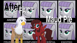 Size: 1280x720 | Tagged: safe, artist:mlp-silver-quill, derpibooru import, maud pie, oc, oc:ink rose, oc:silver quill, after the fact, after the fact:maud pie, cute, multeity, ocbetes, title card