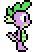 Size: 38x52 | Tagged: safe, artist:color anon, ponybooru exclusive, spike, dragon, animated, male, picture for breezies, pixel art, solo, walking