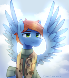 Size: 2526x2840 | Tagged: safe, artist:opal_radiance, derpibooru import, oc, pegasus, pony, solo