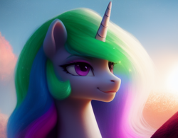 Size: 489x382 | Tagged: safe, derpibooru import, generator:stable diffusion, machine learning generated, alicorn, pony, solo