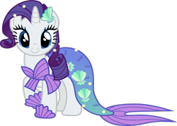 Size: 713x507 | Tagged: source needed, safe, artist:cloudyglow, derpibooru import, rarity, mermaid, scare master, bra, clothes, costume, dress, fish tail, mermaid tail, mermarity, nightmare night costume, rarity's mermaid dress, seashell, seashell bra, simple background, tail, transparent background, underwear, vector