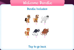 Size: 1258x856 | Tagged: safe, derpibooru import, idw, angus mcsteer, blazing saddle, buffalo bull, sheriff tumbleweed, bull, earth pony, pony, bandana, bundle, clothes, collection, cowboy hat, english, gameloft, group, hat, horns, idw showified, jersey shore, male, mobile game, my little pony: magic princess, numbers, official, stallion, text, unnamed character, unnamed pony, vest