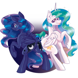 Size: 2000x2000 | Tagged: safe, artist:dankpegasista, derpibooru exclusive, derpibooru import, princess celestia, princess luna, alicorn, pony, :o, :p, big sister, butt, butt bump, butt to butt, butt touch, chest fluff, circle background, cute, dancing, digital art, dock, duo, duo female, ear fluff, ears, eyelashes, female, flowy mane, folded wings, full body, full color, heart, heart eyes, high res, highlights, hoof heart, krita, large wings, lineart, little sister, long mane, looking at each other, looking at someone, looking back, lunabetes, mare, moonbutt, playing, plot, png, princess, raised hoof, raised leg, rear view, regalia, royal sisters, royalty, shading, shiny hair, shiny mane, siblings, silly, simple background, simple shading, sisters, smiling, sparkles, sunbutt, tail, tail aside, three quarter view, tongue, tongue out, transparent background, underhoof, wingding eyes, wings