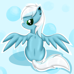 Size: 1280x1280 | Tagged: safe, artist:ask-fleetfoot, derpibooru import, fleetfoot, pony, alternate hairstyle, ask-fleetfoot, quadrupedal, solo