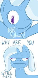 Size: 800x1612 | Tagged: safe, artist:lamia, derpibooru import, trixie, pony, unicorn, ask corrupt trixie, solo